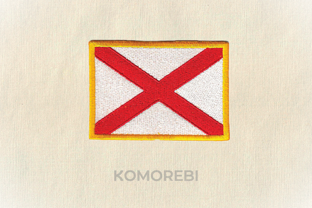 Écusson brodé — Drapeau de l'Alabama