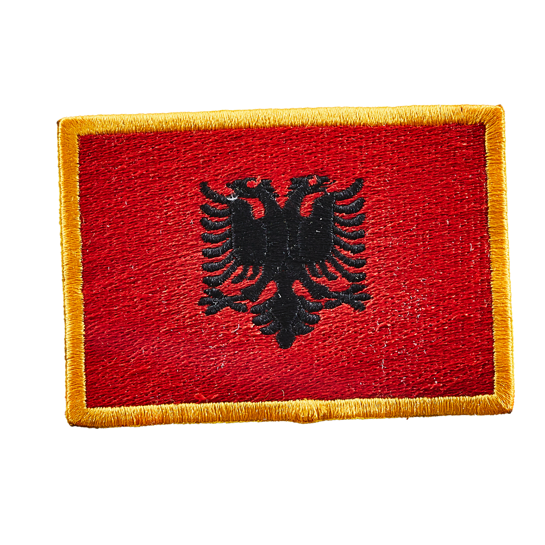 Écusson brodé — Drapeau de l'Albanie