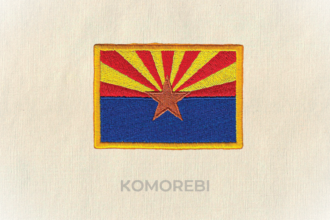 Écusson brodé — Drapeau de l'Arizona