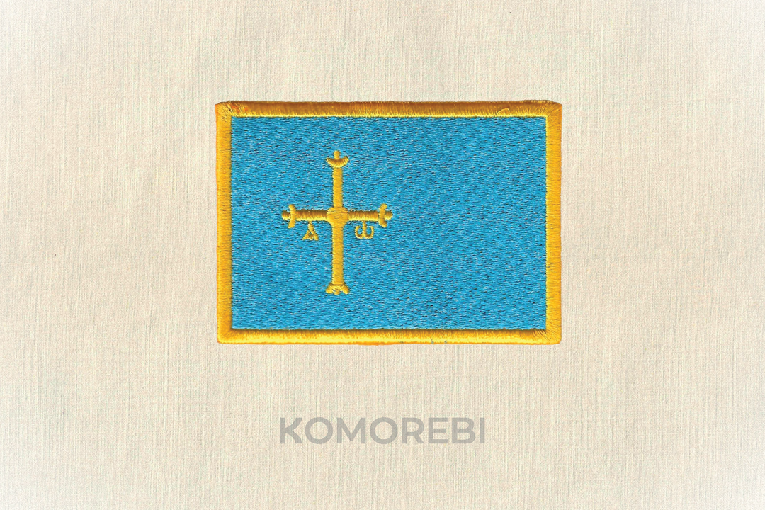 Écusson brodé — Drapeau des Asturies