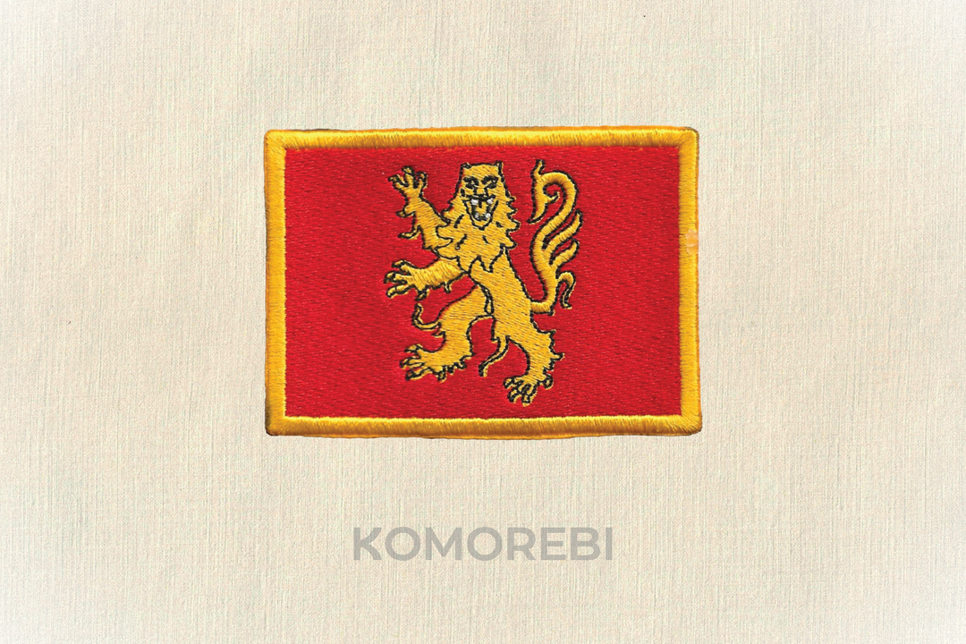 Écusson brodé — Drapeau de l'Aveyron