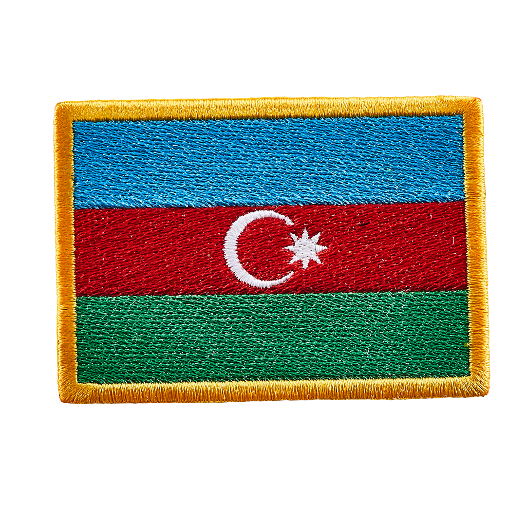 Écusson brodé — Drapeau de l'Azerbaïdjan