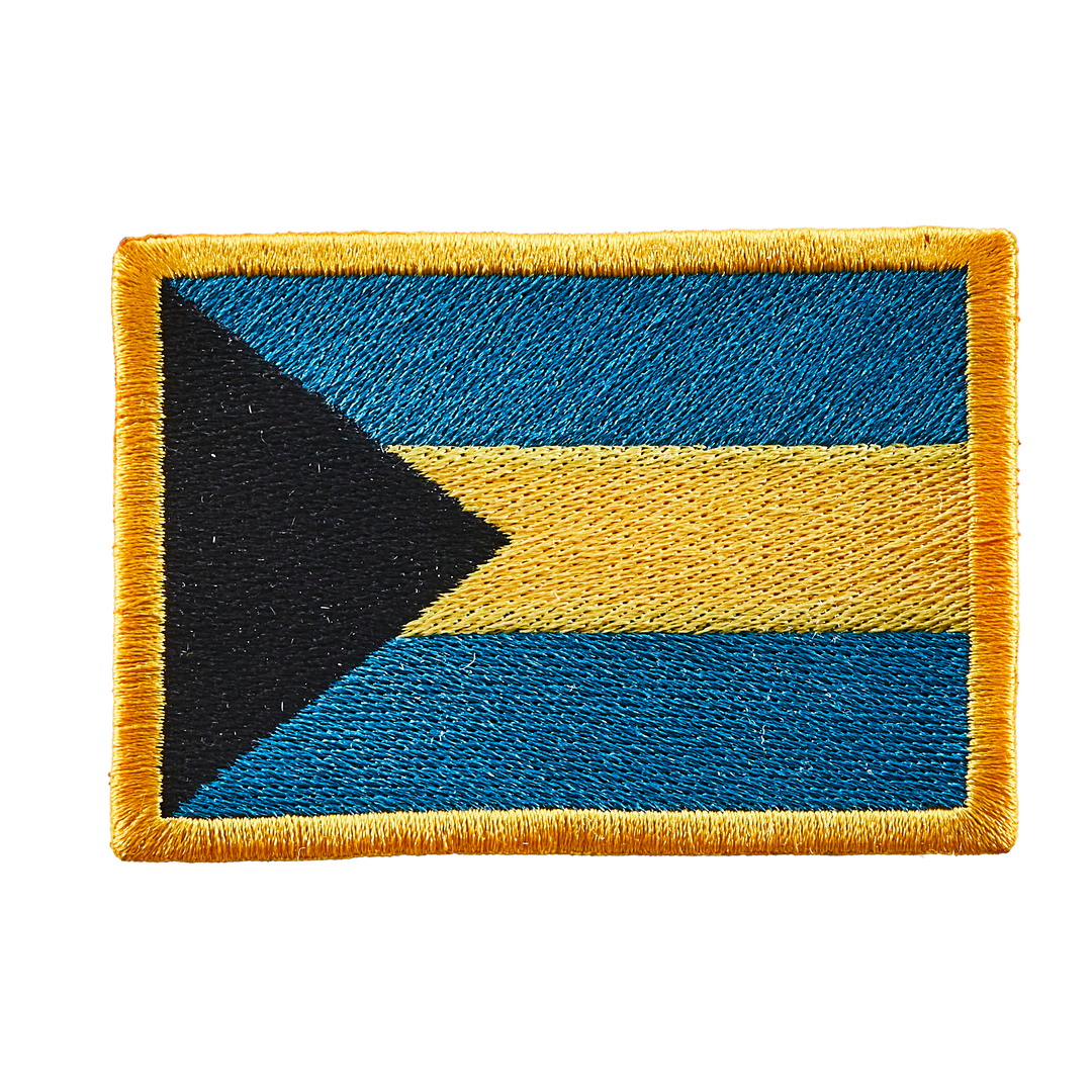 Écusson brodé — Drapeau des Bahamas