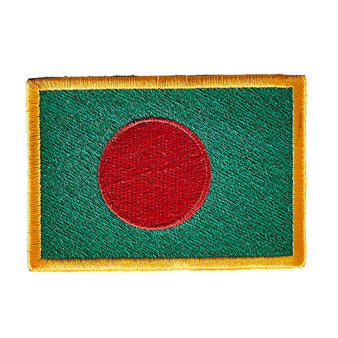 Écusson brodé — Drapeau du Bangladesh