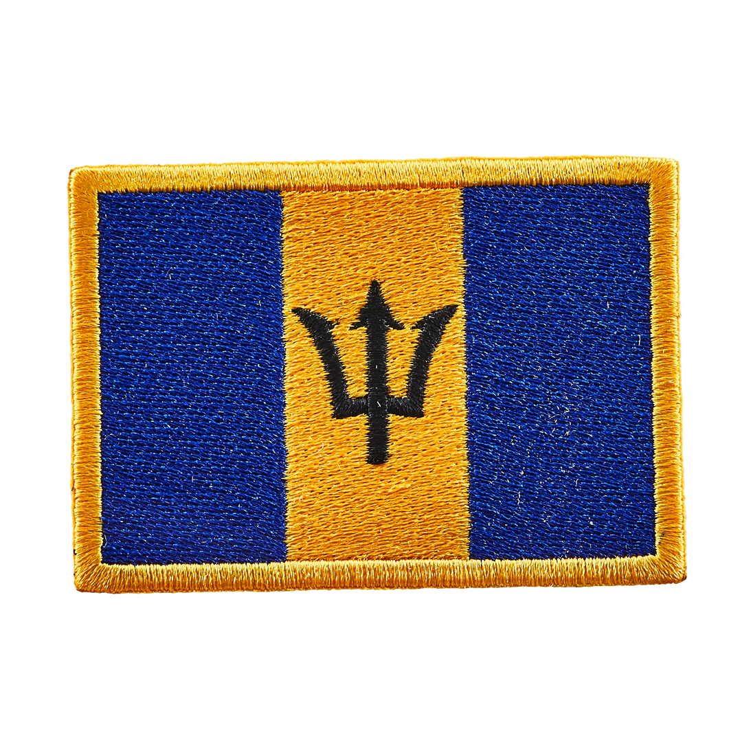Écusson brodé — Drapeau de la Barbade