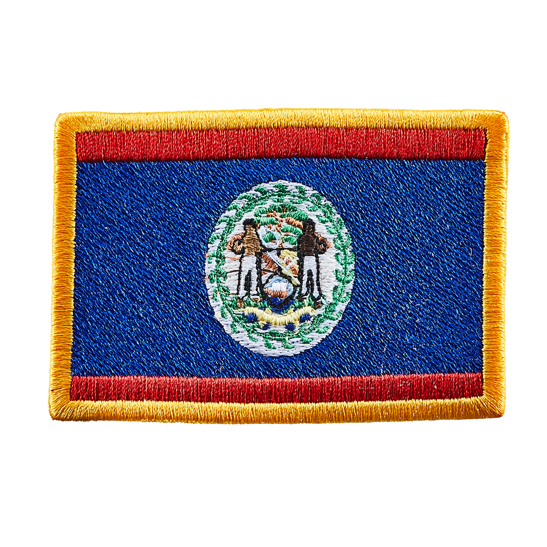 Écusson brodé — Drapeau du Belize