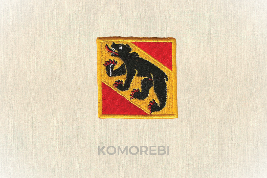 Écusson brodé — Drapeau de Berne