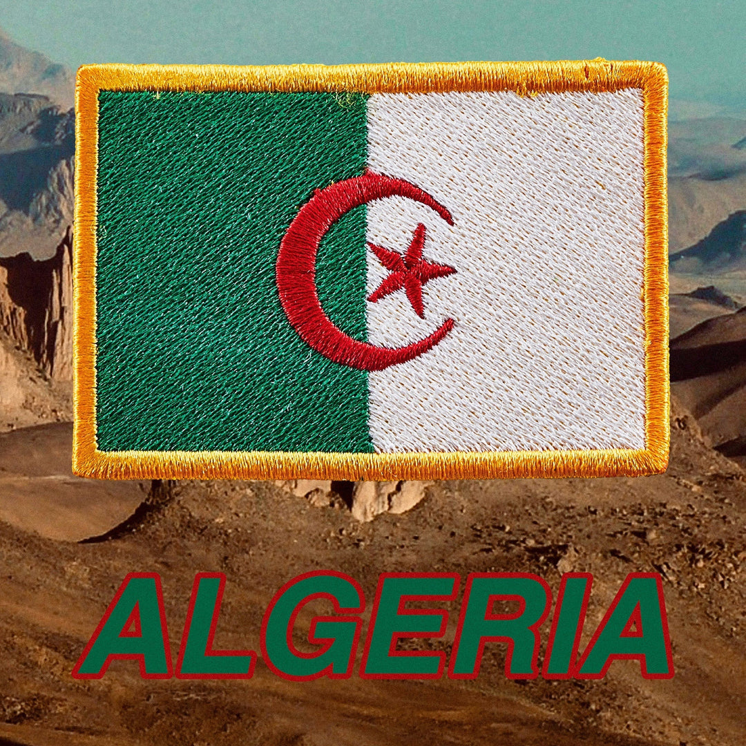 Le drapeau de l'Algérie