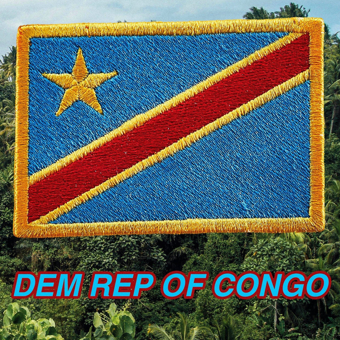 Le drapeau de la République Démocratique du Congo
