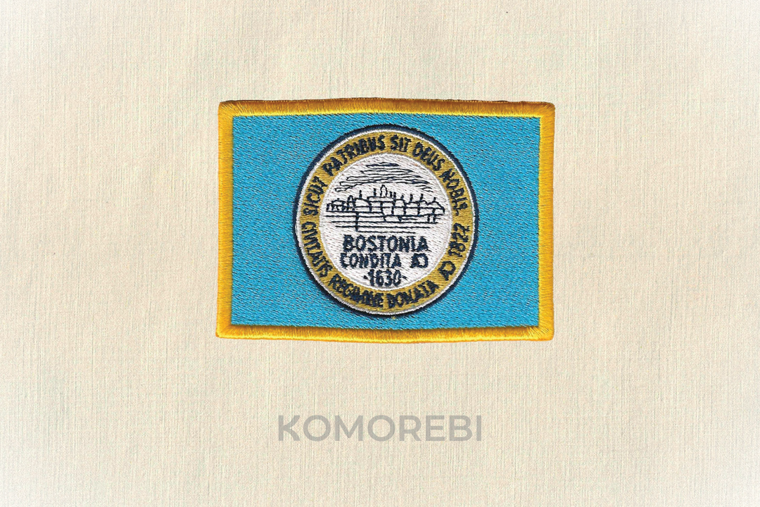 Écusson brodé — Drapeau de Boston