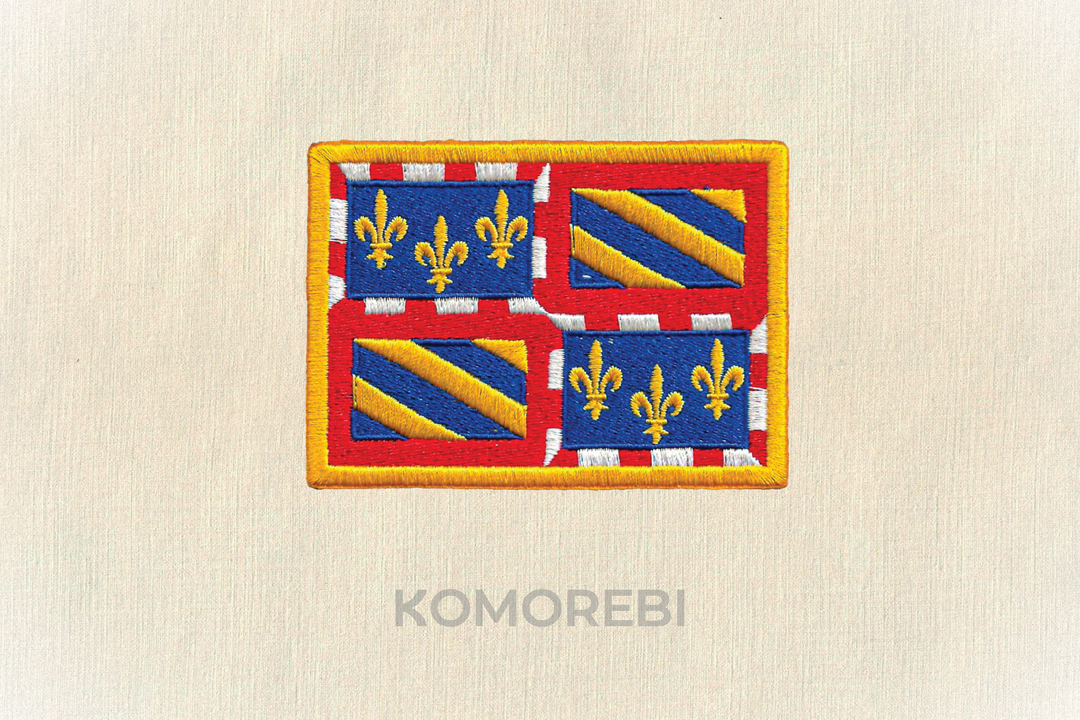 Écusson brodé — Drapeau de Bourgogne