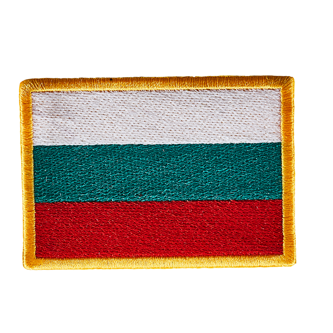 Écusson brodé — Drapeau de la Bulgarie