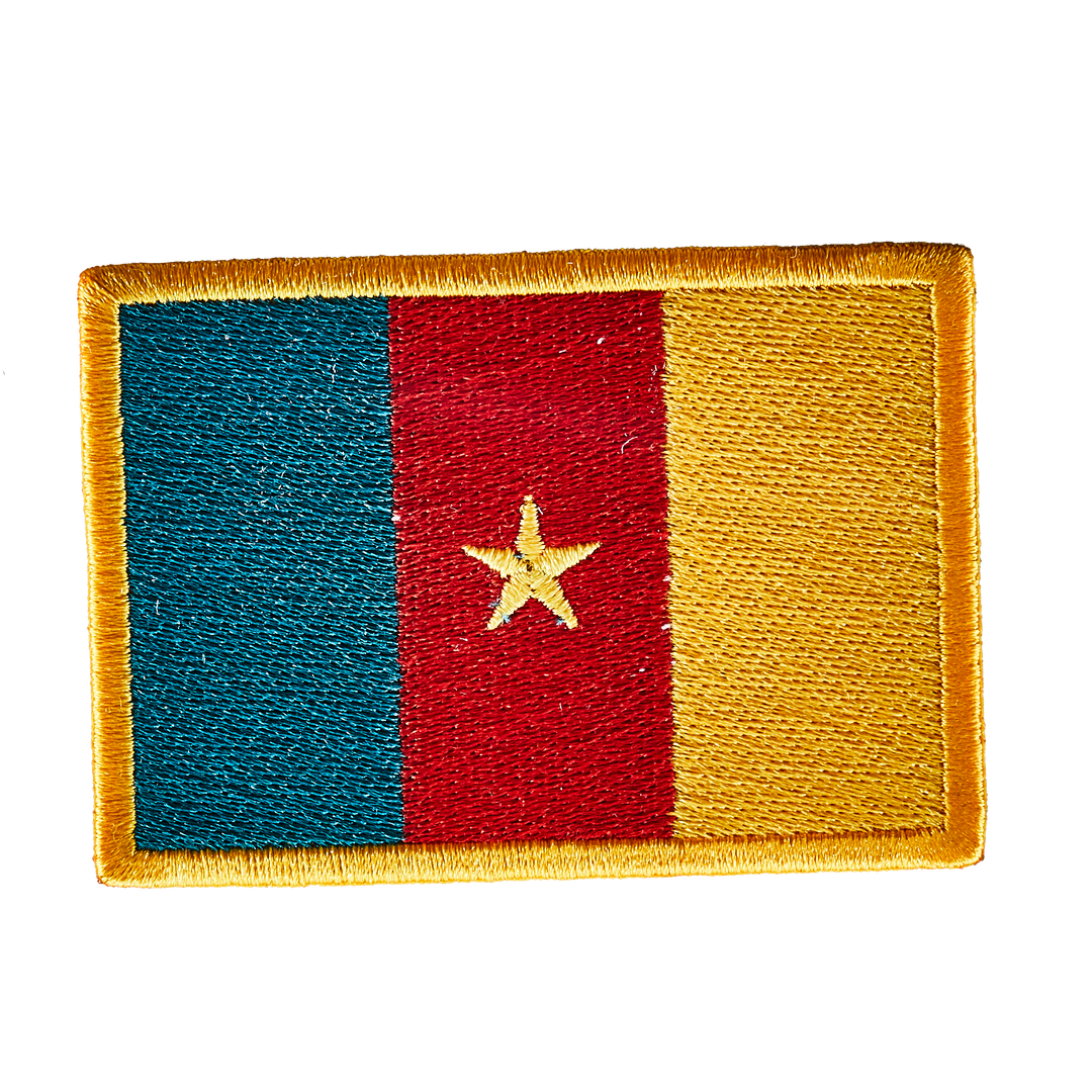 Écusson brodé — Drapeau du Cameroun