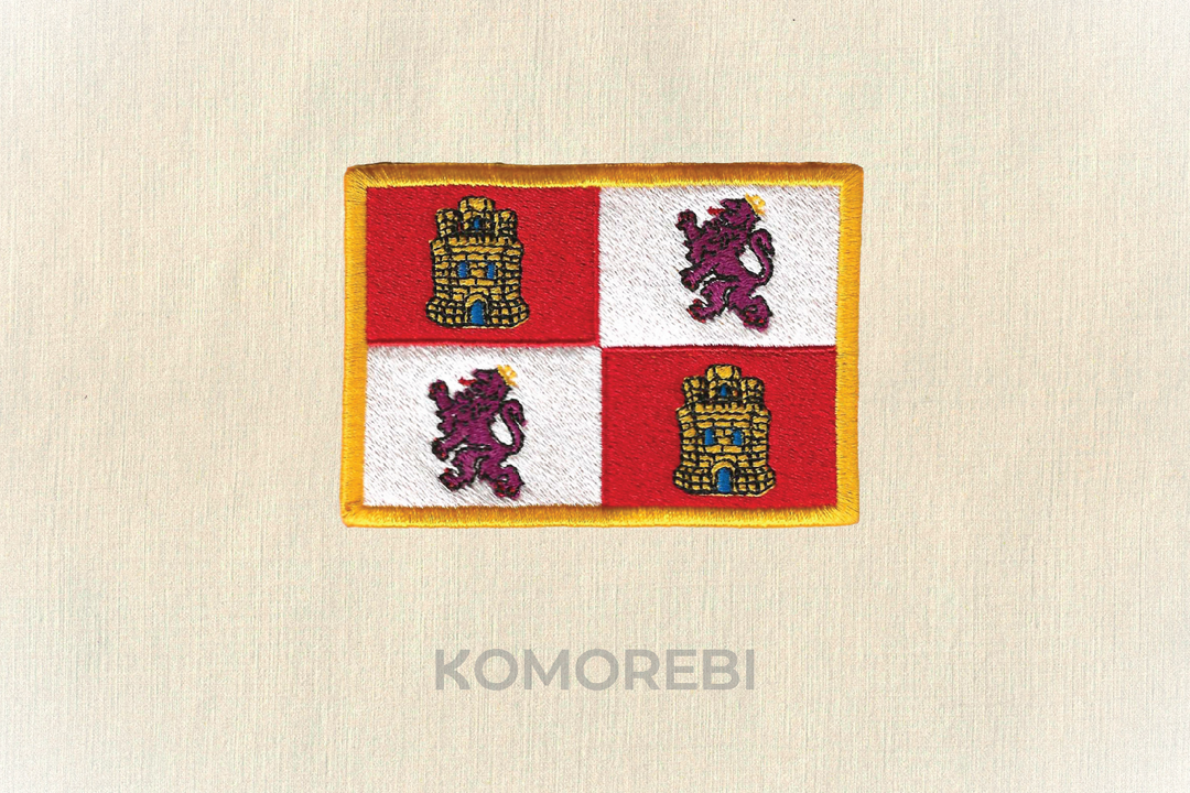 Écusson brodé — Drapeau de Castille-et-León