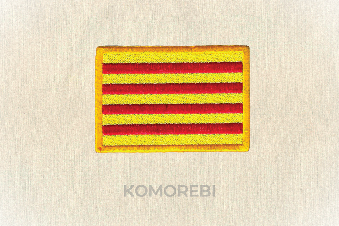 Écusson brodé — Drapeau de Catalogne