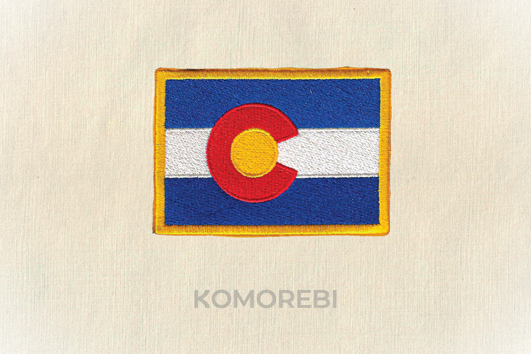 Écusson brodé — Drapeau du Colorado