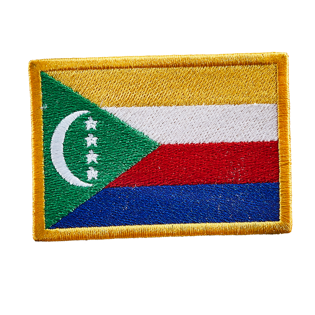 Écusson brodé — Drapeau des Comores
