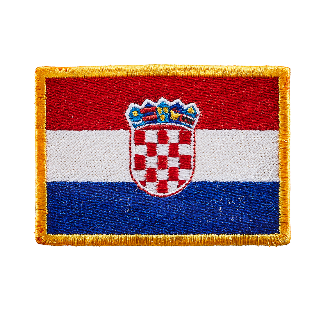 Écusson brodé — Drapeau de la Croatie
