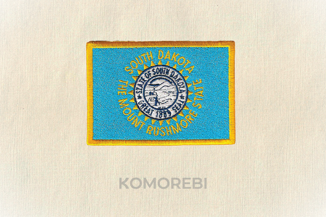 Écusson brodé — Drapeau du Dakota du Sud