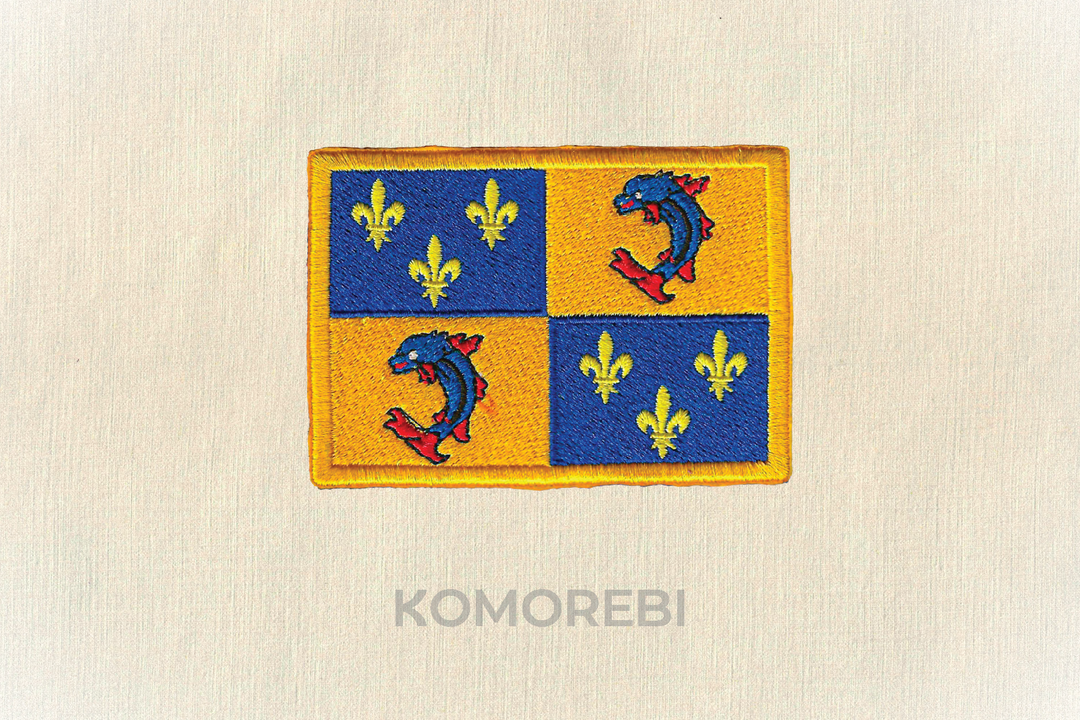 Écusson brodé — Drapeau du Dauphiné