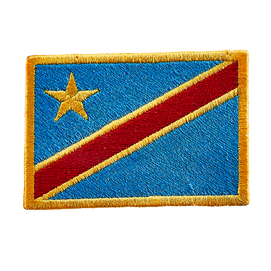 Écusson brodé — Drapeau de la République démocratique du Congo