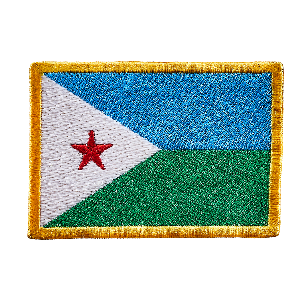 Écusson brodé — Drapeau de Djibouti