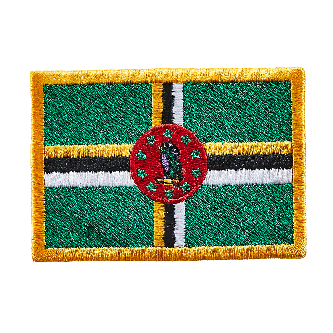 Écusson brodé — Drapeau de la Dominique