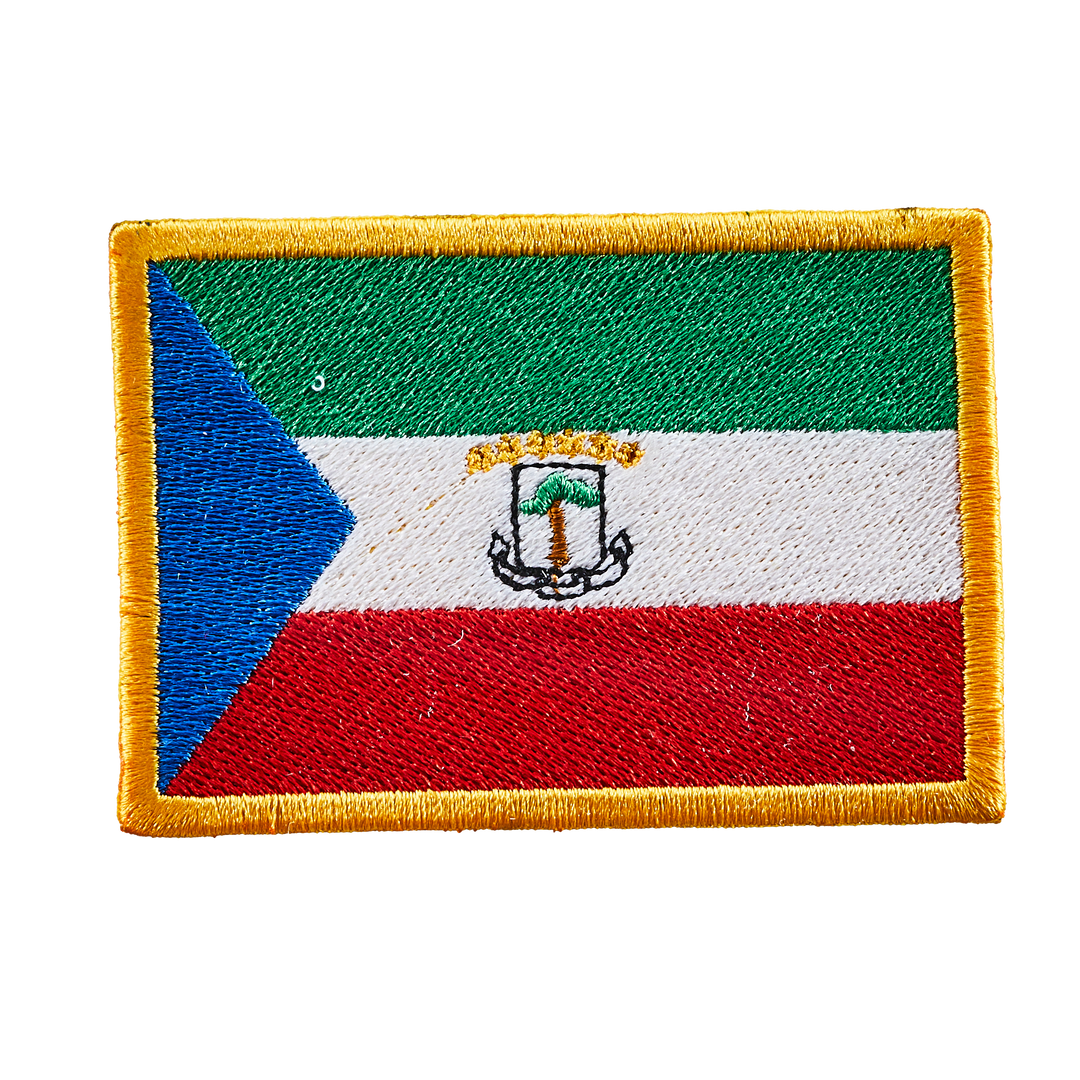 Écusson brodé — Drapeau de la Guinée équatoriale