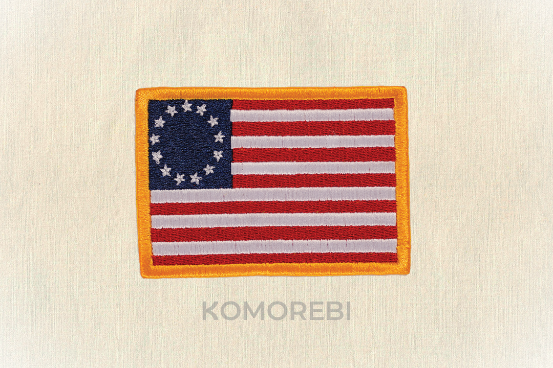 Écusson brodé — Drapeau des États-Unis (1777)