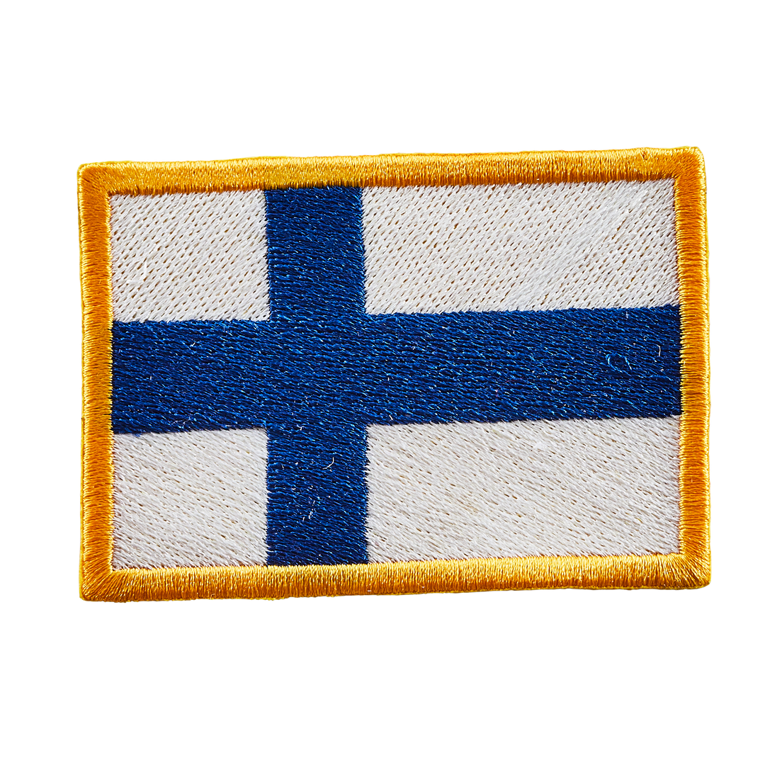 Écusson brodé — Drapeau de la Finlande