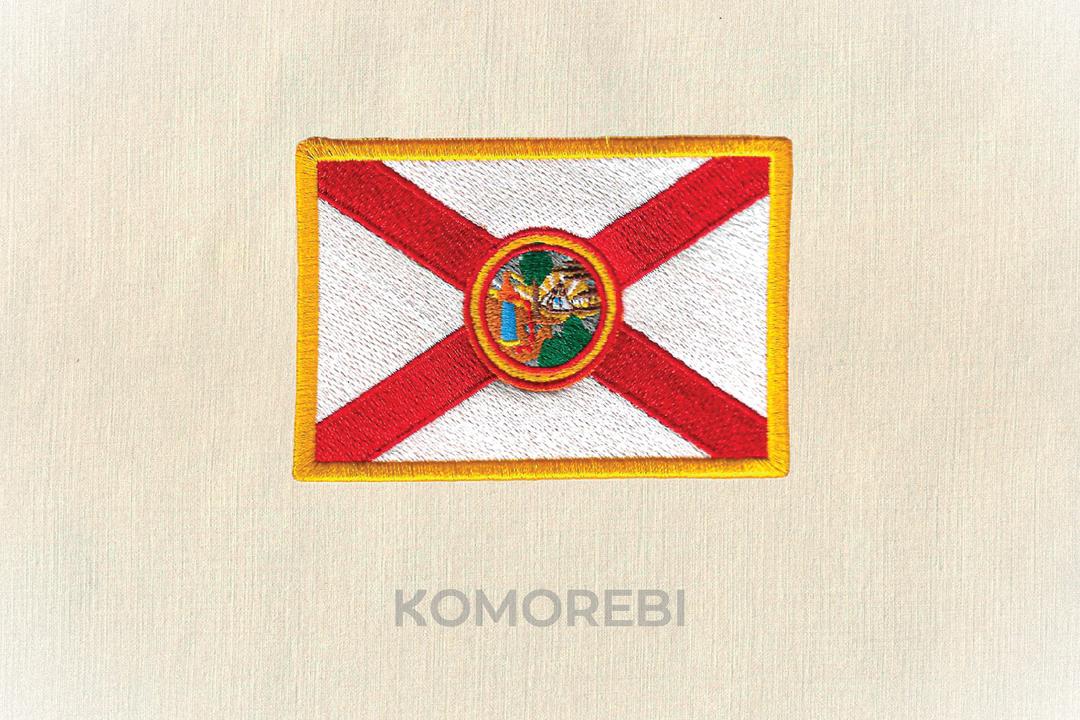 Écusson brodé — Drapeau de la Floride