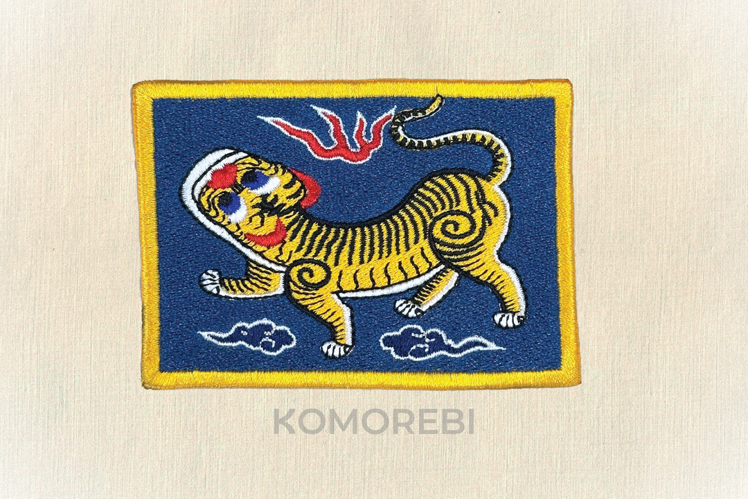 Écusson brodé — Drapeau de Formose (1895)