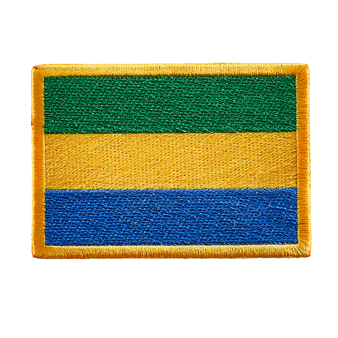 Écusson brodé — Drapeau du Gabon