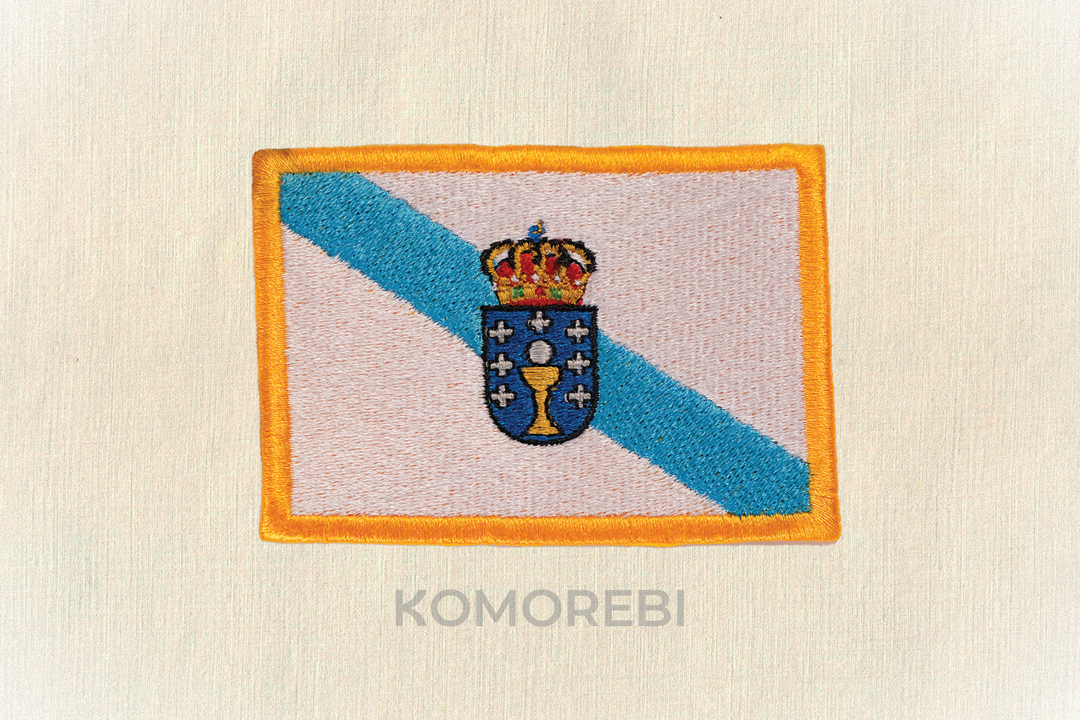 Écusson brodé — Drapeau de Galice