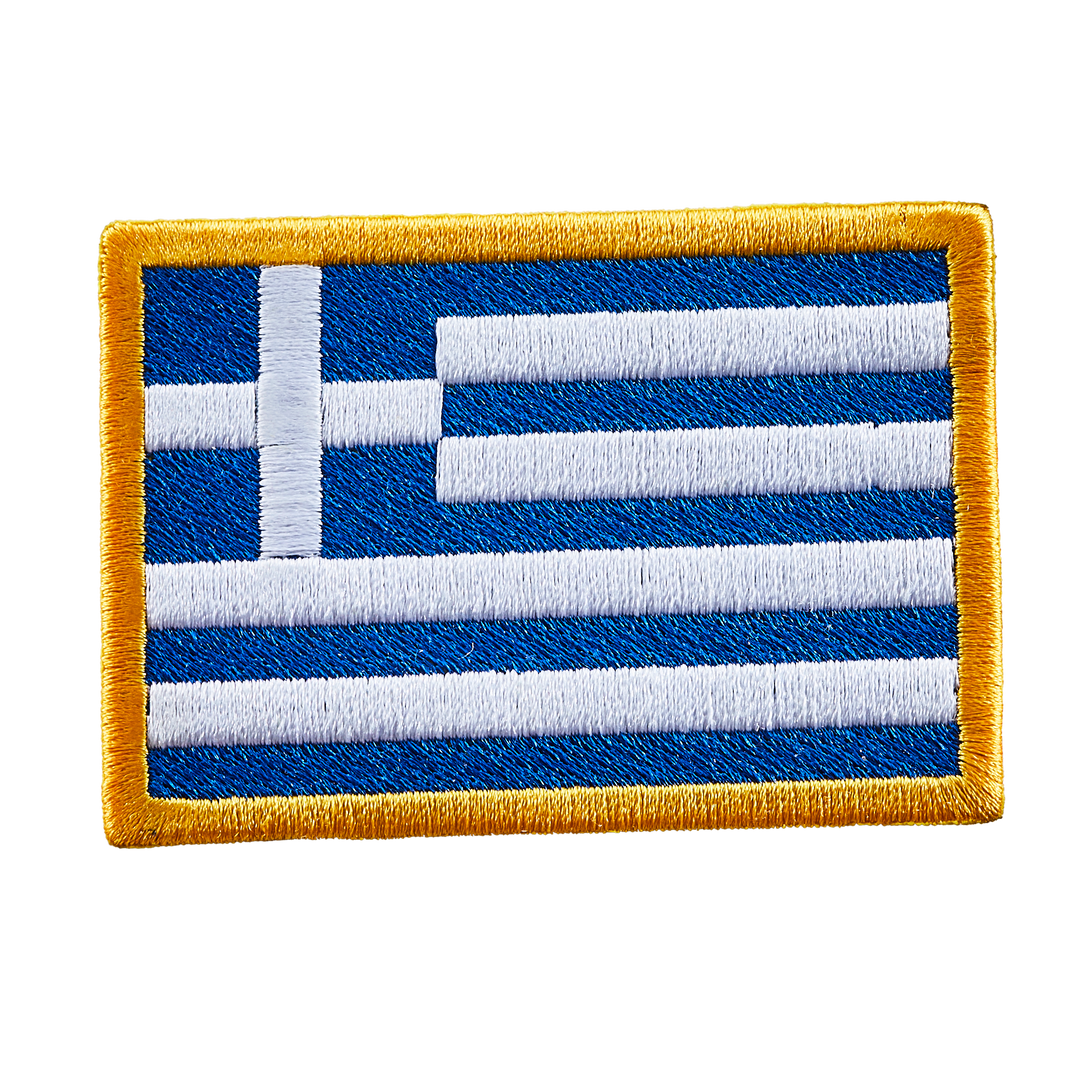 Écusson brodé — Drapeau de la Grèce