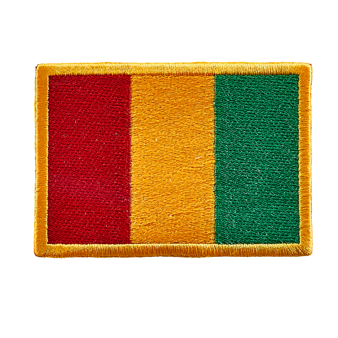 Écusson brodé — Drapeau de la Guinée
