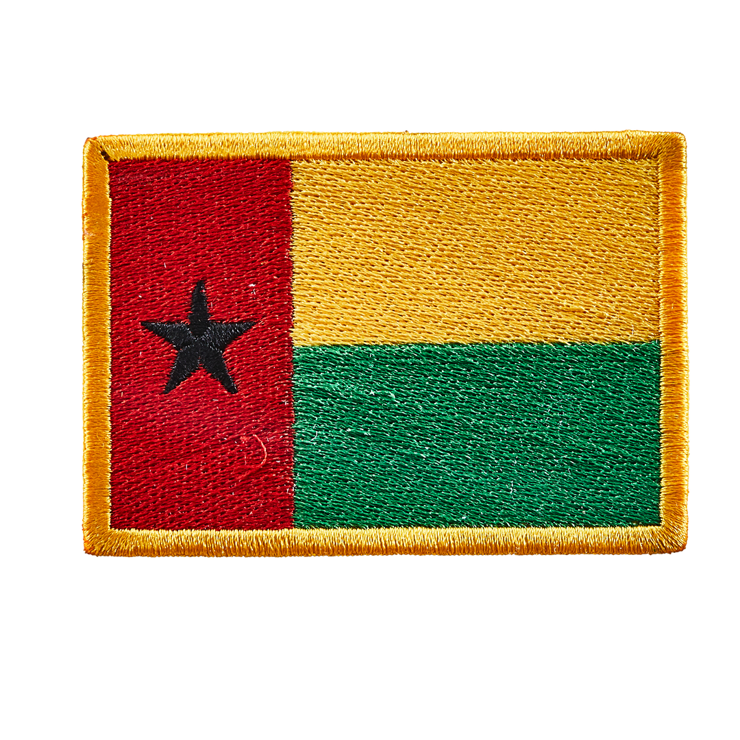 Écusson brodé — Drapeau de la Guinée-Bissau