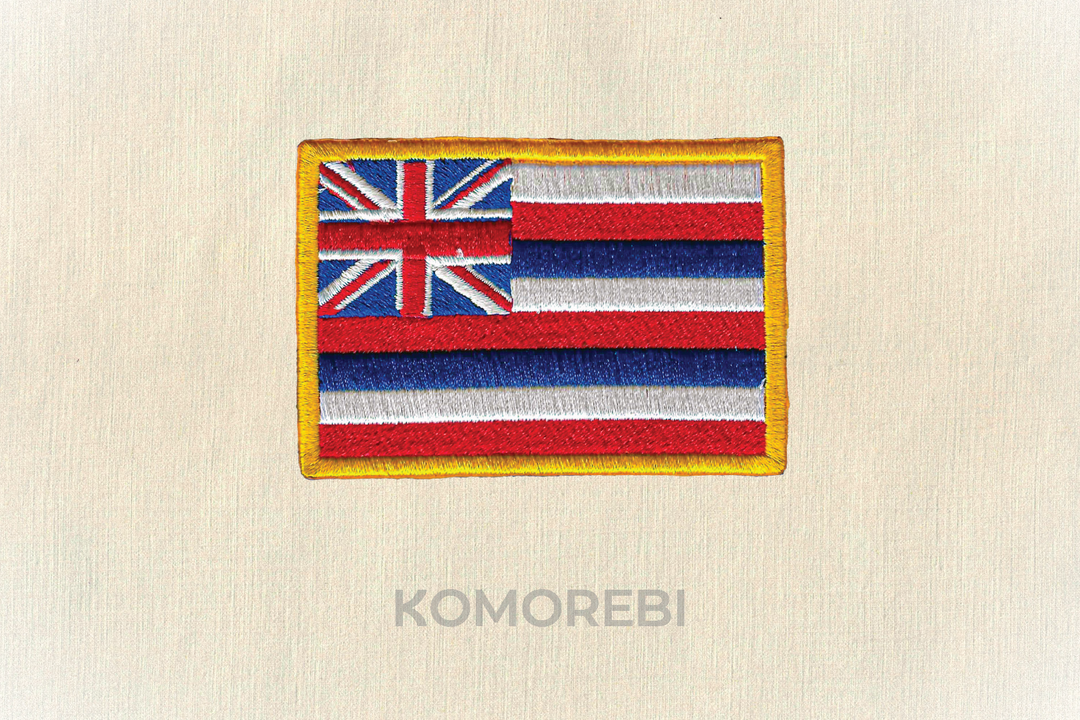Écusson brodé — Drapeau d'Hawaï