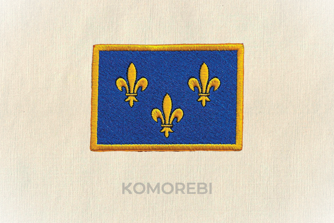 Écusson brodé — Drapeau d'Île-de-France