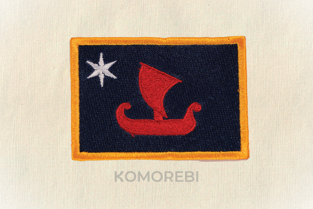 Écusson brodé — Drapeau de l'Île Saint-Louis (naval)