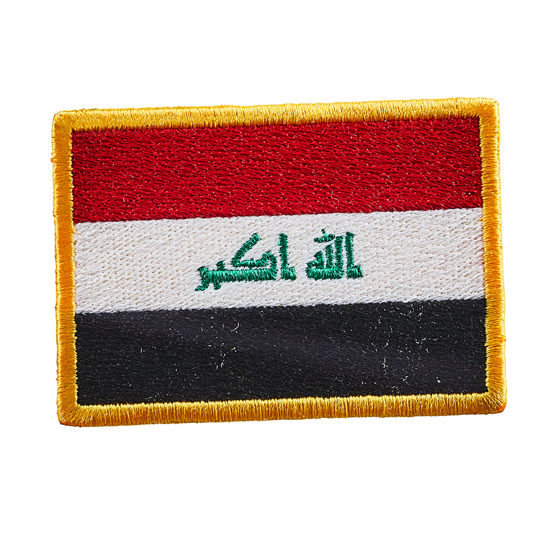 Écusson brodé — Drapeau de l'Irak