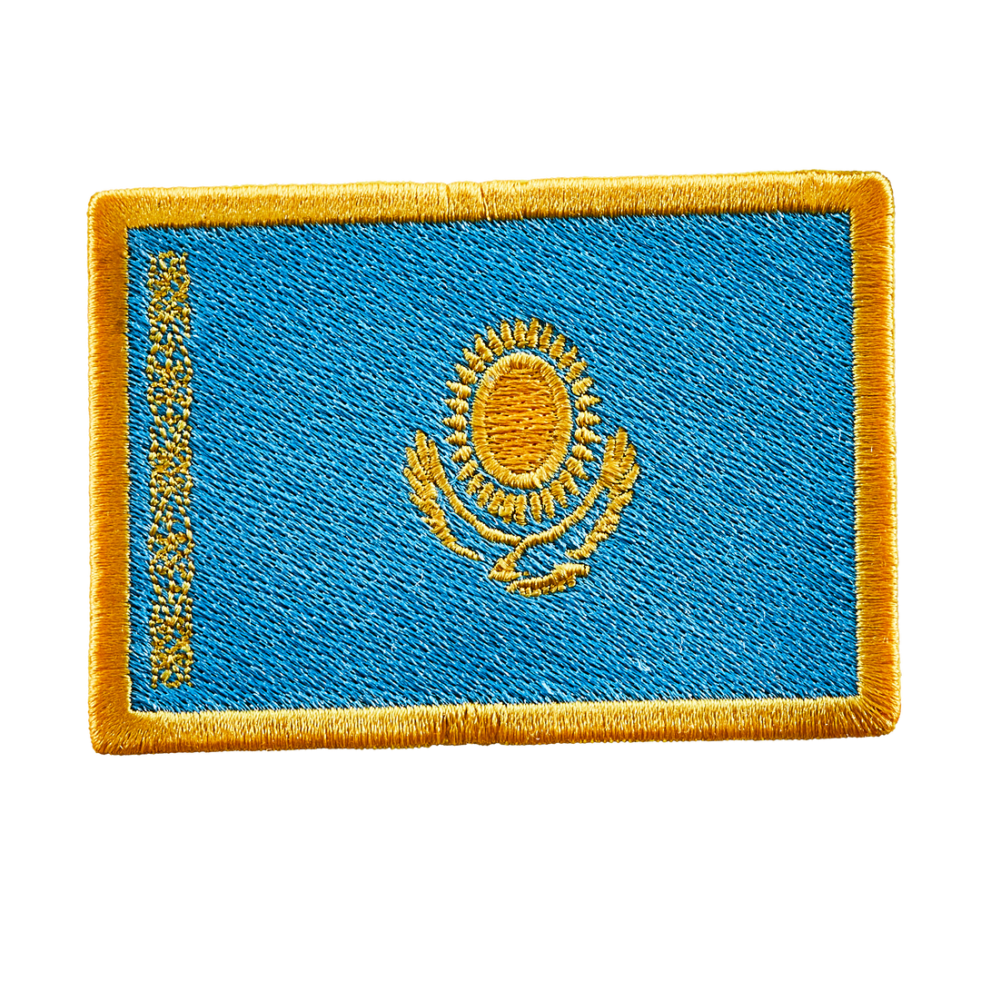 Écusson brodé — Drapeau du Kazakhstan