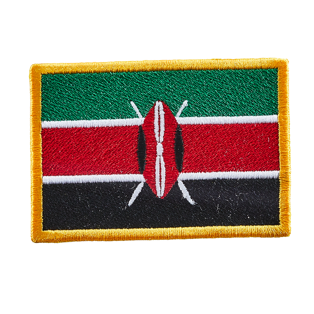 Écusson brodé — Drapeau du Kenya