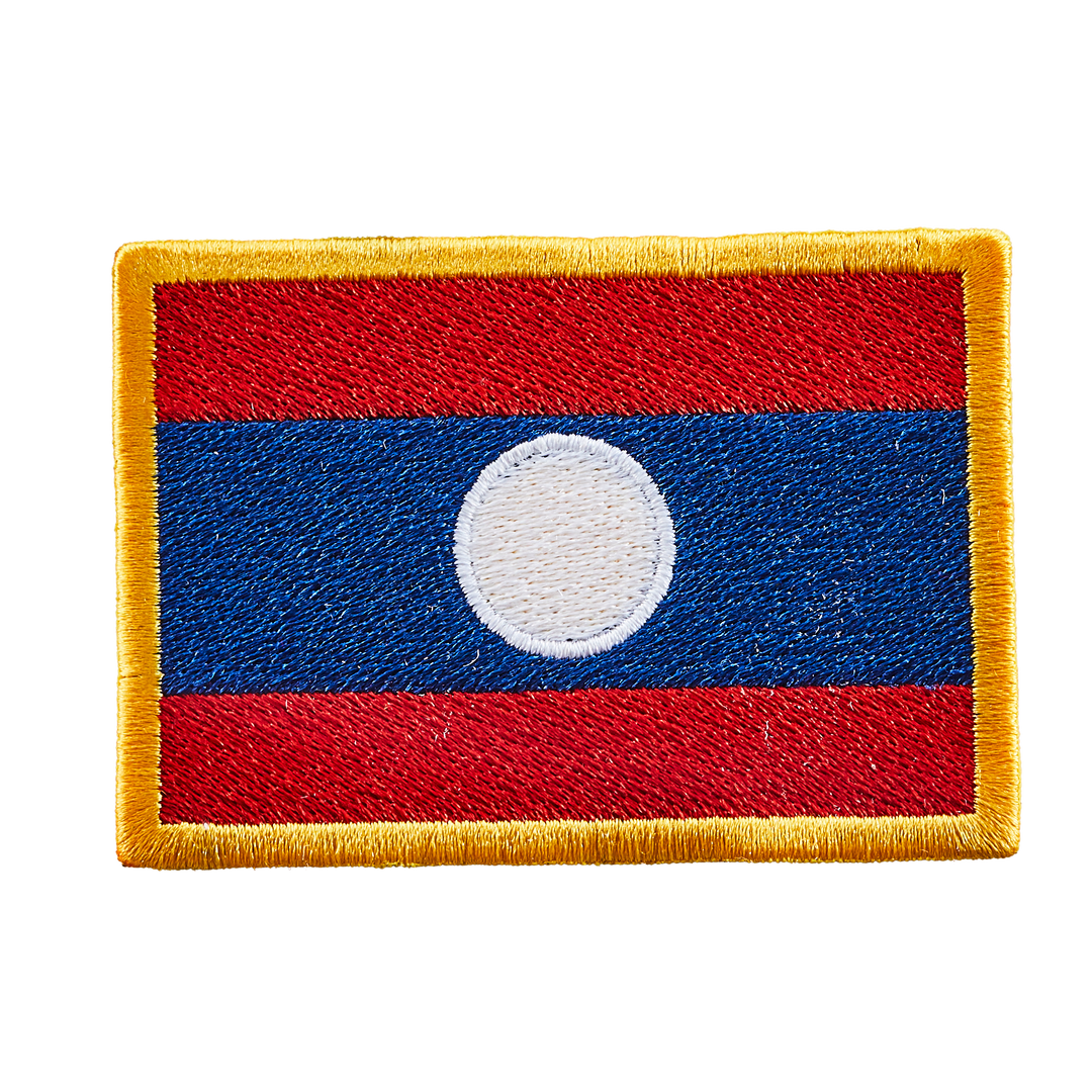 Écusson brodé — Drapeau du Laos