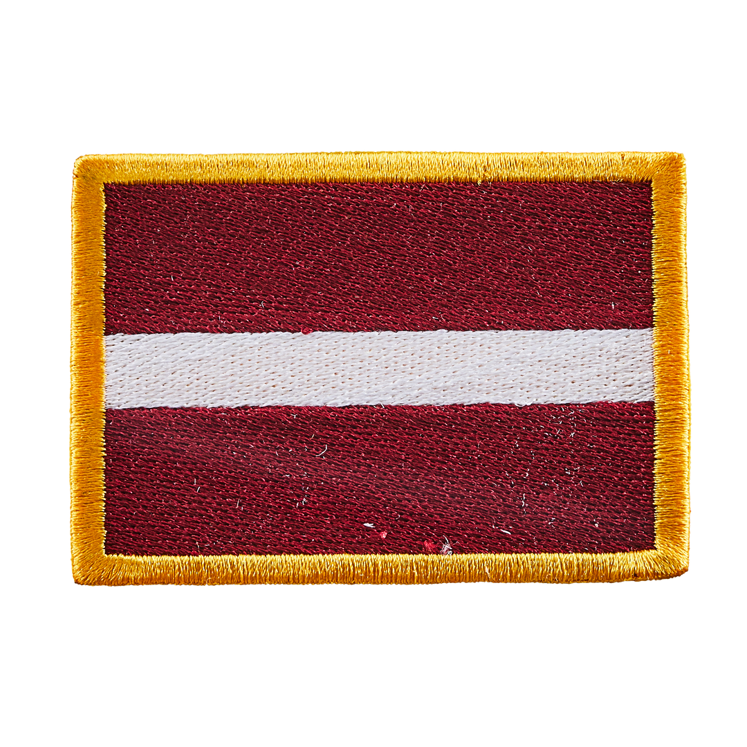 Écusson brodé — Drapeau de la Lettonie