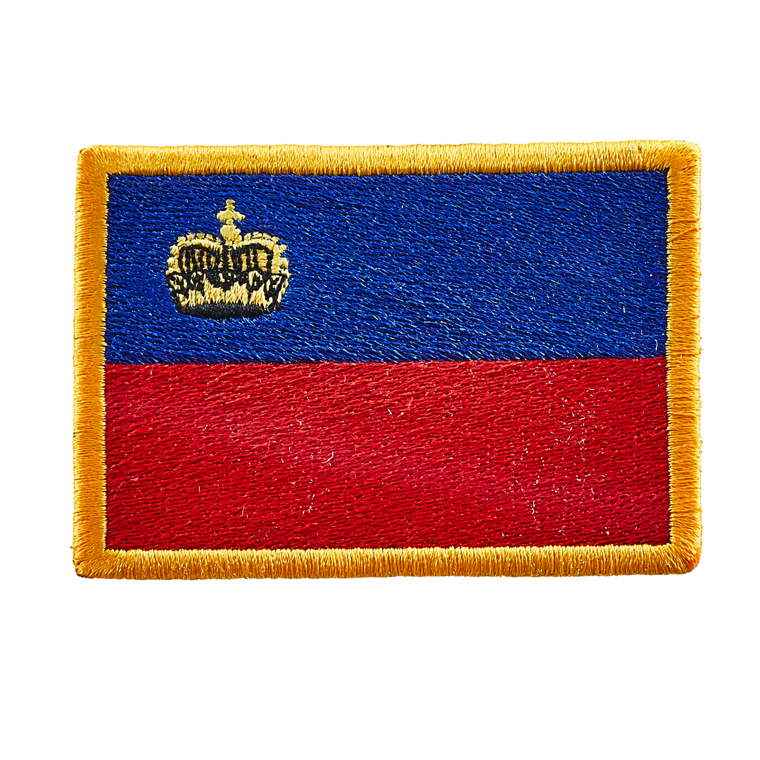 Écusson brodé — Drapeau du Liechtenstein