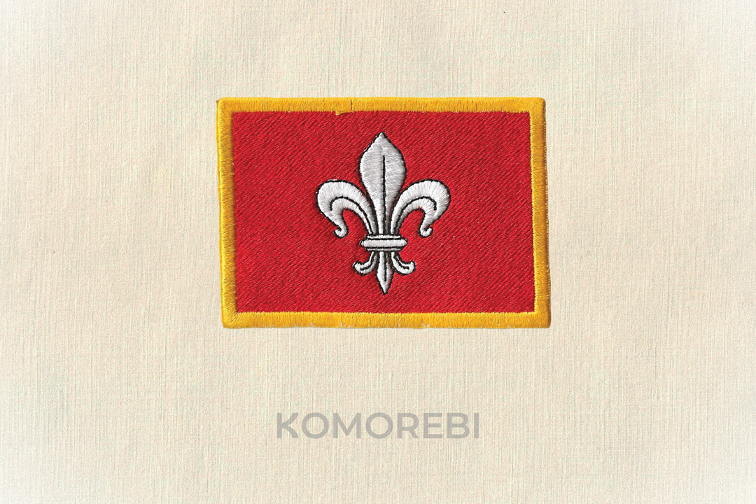 Écusson brodé — Drapeau de Lille