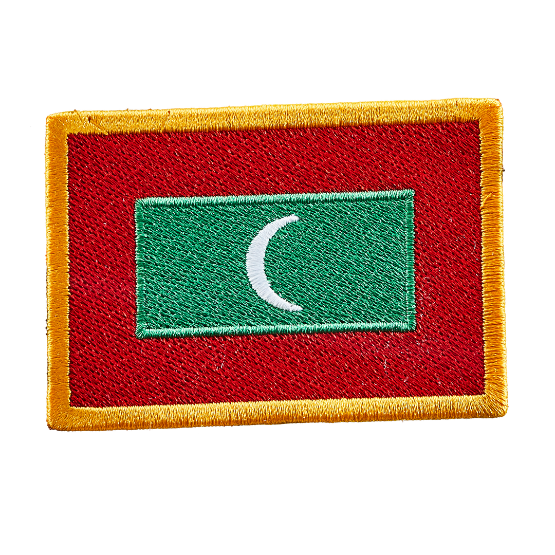 Écusson brodé — Drapeau des Maldives