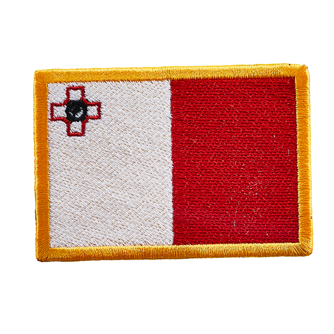 Écusson brodé — Drapeau de Malte