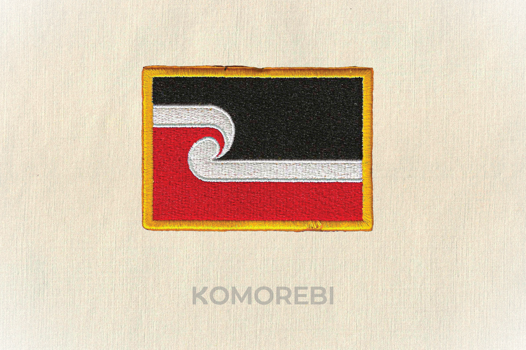 Écusson brodé — Drapeau maori